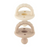 Itzy Ritzy Orthodontic Pacifier 2pk - Toast & Buttercream
