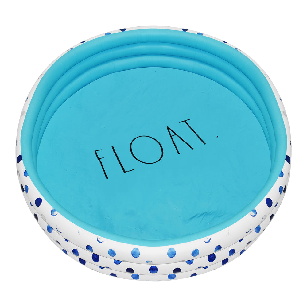 Coconut Float Mini Pool w/ Indigo Polka Dots - Chill