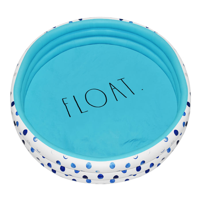 Coconut Float Mini Pool w/ Indigo Polka Dots - Chill