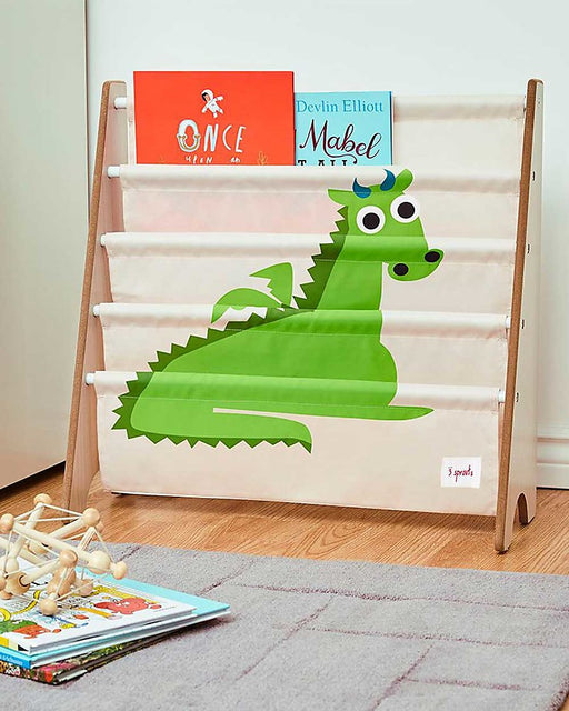 3 Sprouts Book Rack Dragon