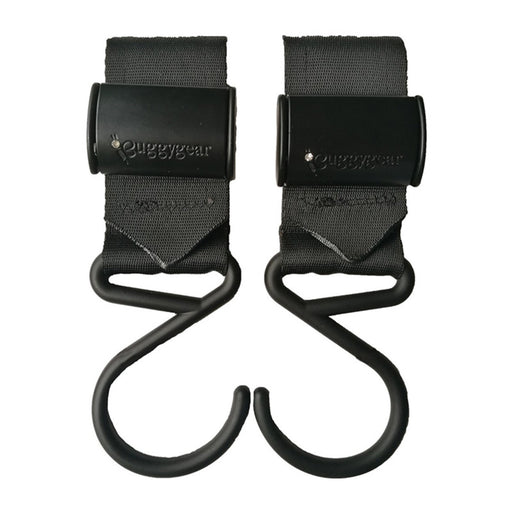 Nikiani Buggygear Boutique Buggy Hook Matte Black LUX 2PK - CanaBee Baby