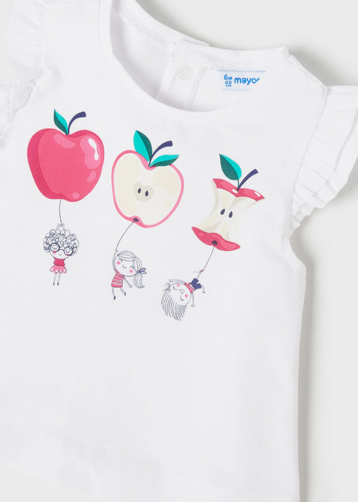 Mayoral Printed Shorts Set Baby Girl - Magenta (1244-90)