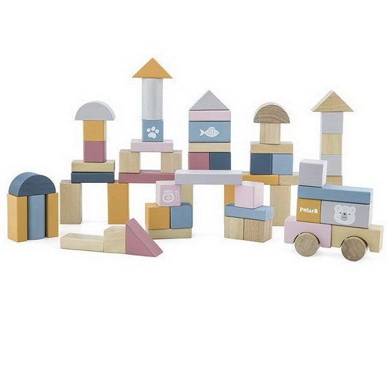 Viga PolarB Wooden Blocks - 60 Pcs 440107