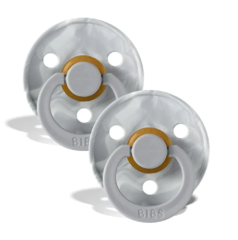 Bibs Pacifier Tie-Dye Cloud/Ivory 0-6m 115288