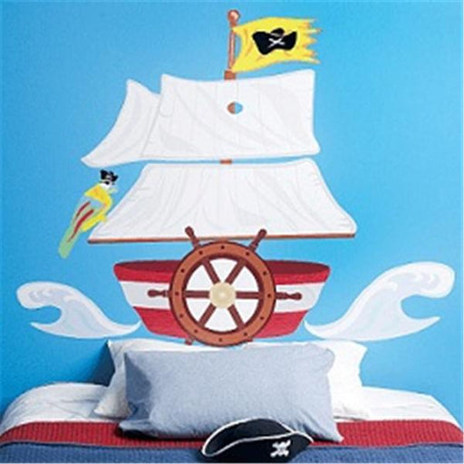 Wallies Pirate Headboard Wall Decals
