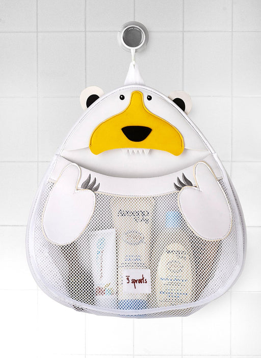 3 Sprouts Bath Storage Polar Bear