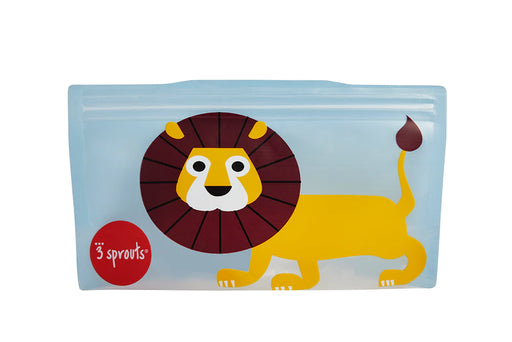 3 Sprouts Sandwich Bag (2 Pack) - Lion Blue