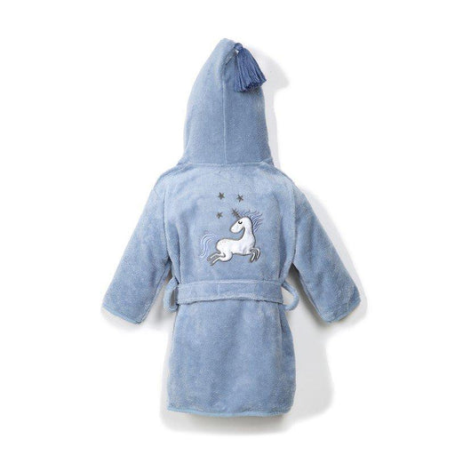 La Millou Bathrobe Bamboo Small - Blue Unicorn Rainbow