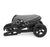 Stokke Trailz Black Chassis with Black Handle - Black Melange (OPEN BOX)
