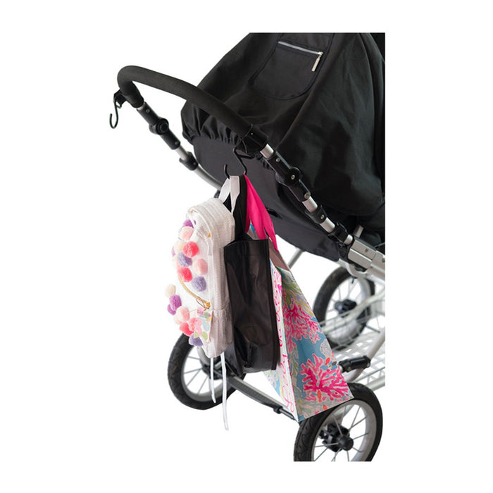 Nikiani Buggygear Boutique Buggy Hook Matte Black LUX 2PK - CanaBee Baby
