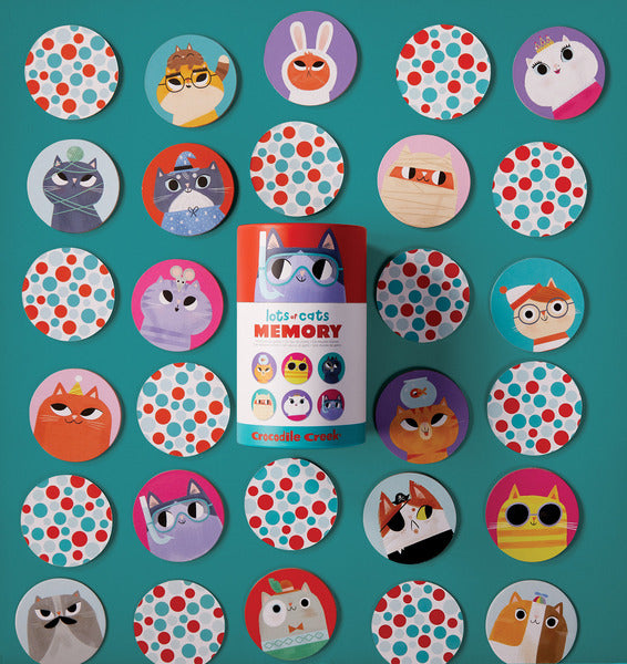 Crocodile Creek Lots of Cats Memory 7701ASST