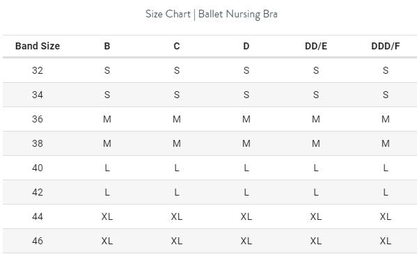 Bravado Ballet Nursing Bra Black