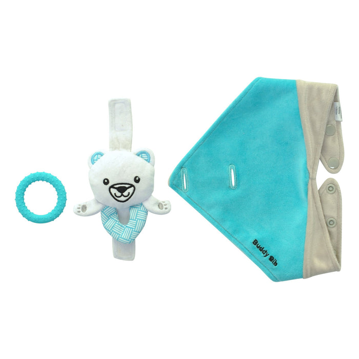 Malarkey Kids Buddy Bib - Polar Bear BB18PBE