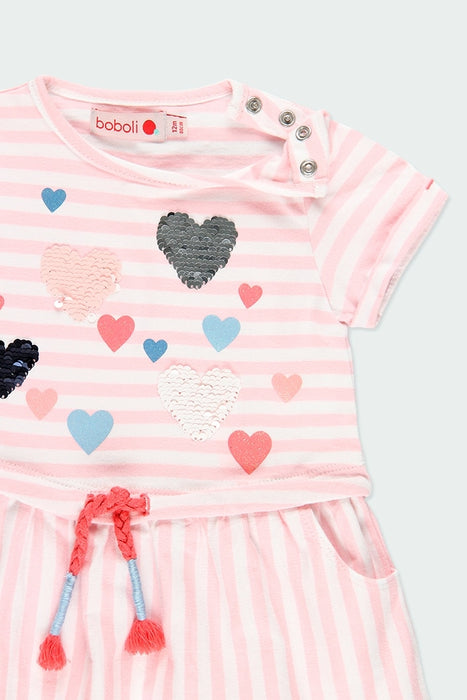 Boboli Striped knit dress 212106-9567