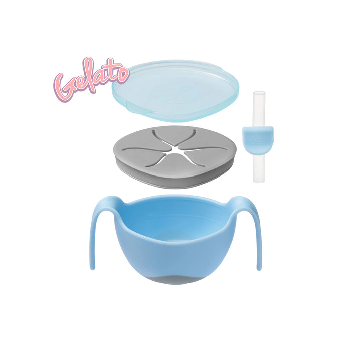 B.Box Gelato Bowl & Straw - Bulbblegum