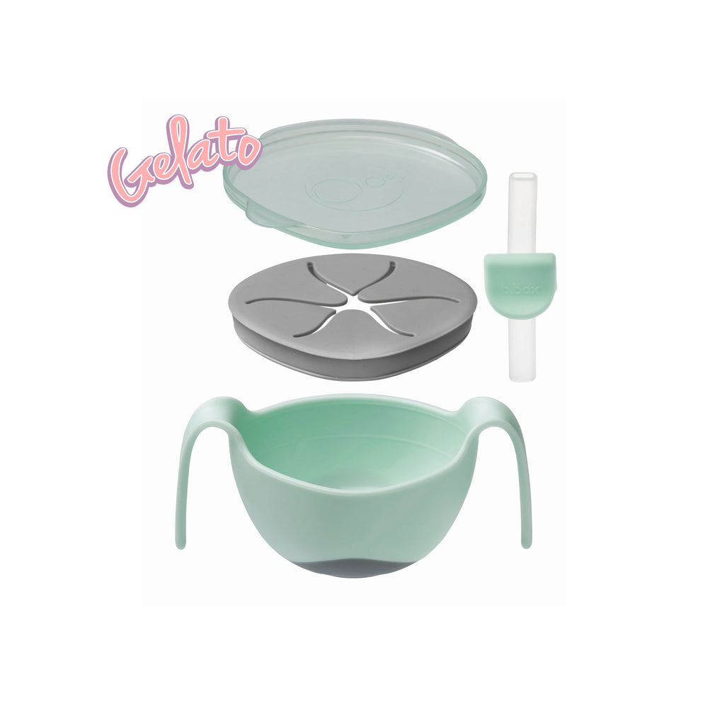 B.Box Gelato Bowl & Straw - Pistachio