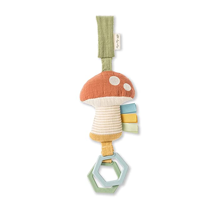 Itzy Bitzy Jingle mushroom Attachable Travel Toy
