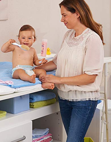 Rotho Comb & Brush Natural Bristles - Swedish Green