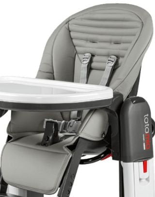 Peg Perego Tatamia Replacement Seat Cushion - Stripe Grey