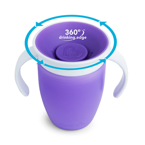Munchkin Miracle 360 Training Cup - Purple 7oz (17968)