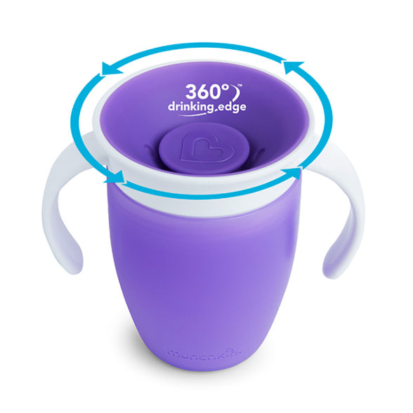 Munchkin Miracle 360 Training Cup - Purple 7oz (17968)