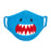 Zoocchini Organic Reusable Mask 3pk - Shark Multi