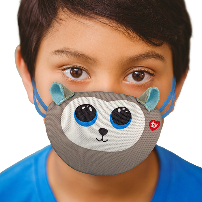 TY Beanie Bee Mask - Slush Grey Husky