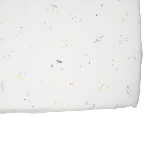 Pehr Crib Sheet Peek-A-Boo Face Boy PABFCS02