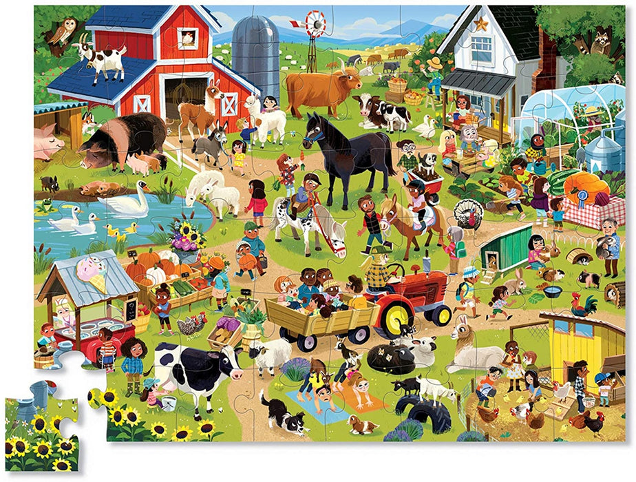 Crocodile Creek Puzzle Day at the Farm 48pcs 40639