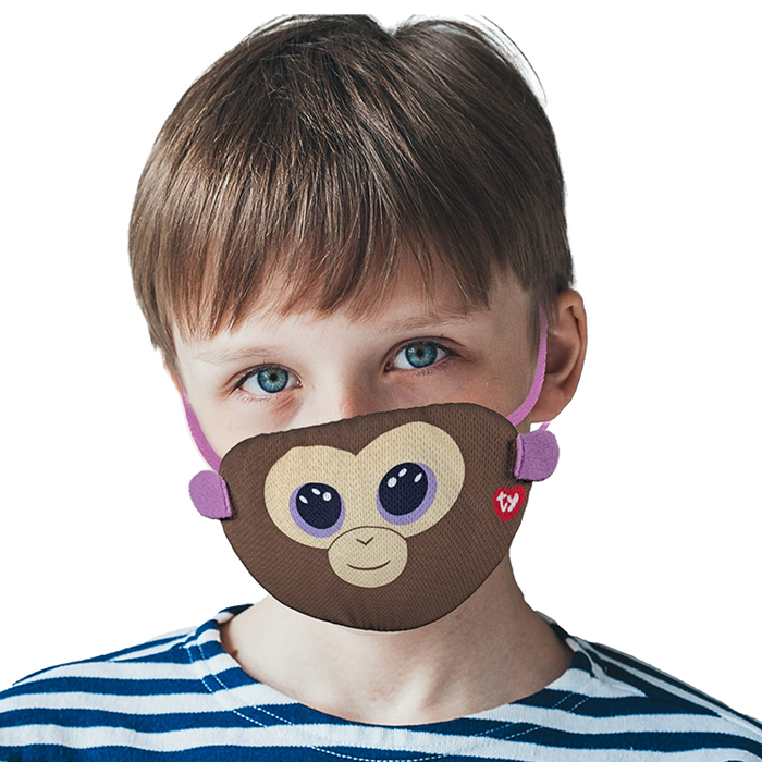 TY Beanie Bee Mask - Coconut Brown Monkey
