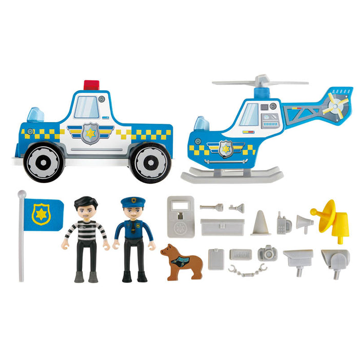 Hape Metro Police Department Playset E3050