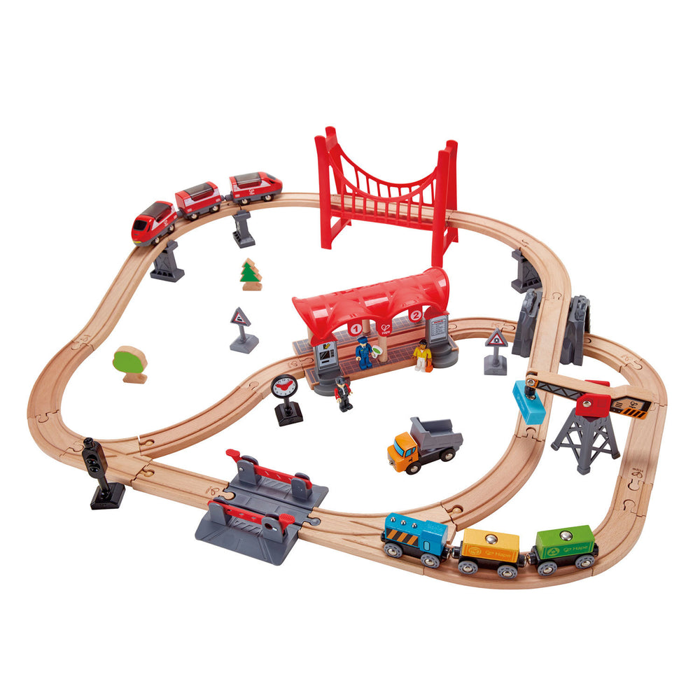 Hape Busy City Rail Set E3730