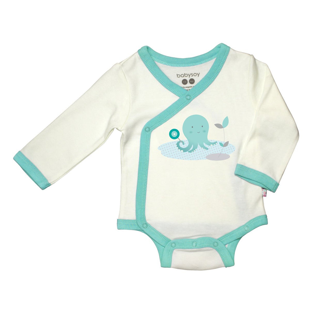 Babysoy Kimono Body Suit - Octopus