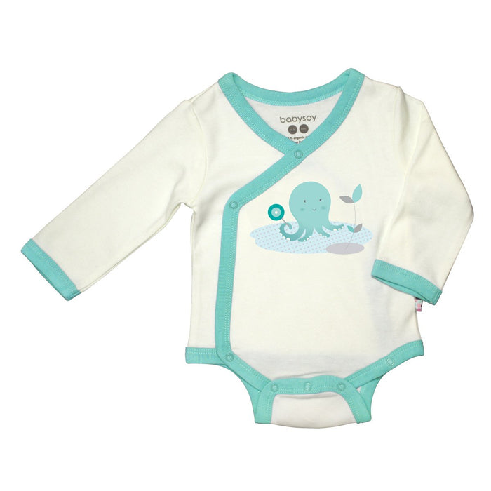 Babysoy Kimono Body Suit - Octopus