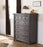 Pali Cristallo 5 Drawer Dresser (Granite)