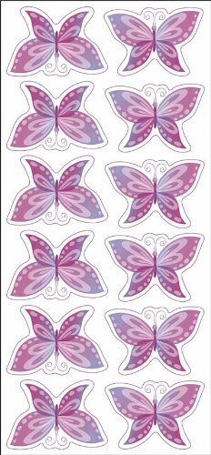 RoomMates Naveen Giant Wall Decal with 3D Butterflies