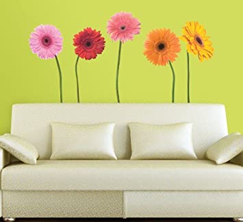 RoomMates Peel Stick Wall Decals Gerber Daisies