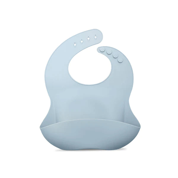 Nouka Silicone Bib - Lily Blue