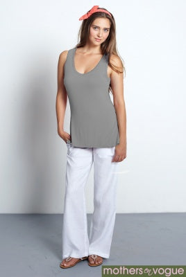 Mothers En Vogue Soft Nursing Tank - Dove Grey