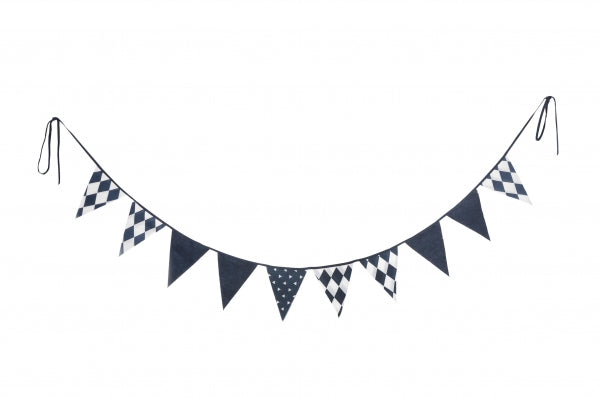 Kidicomfort Garland Flags - Navy
