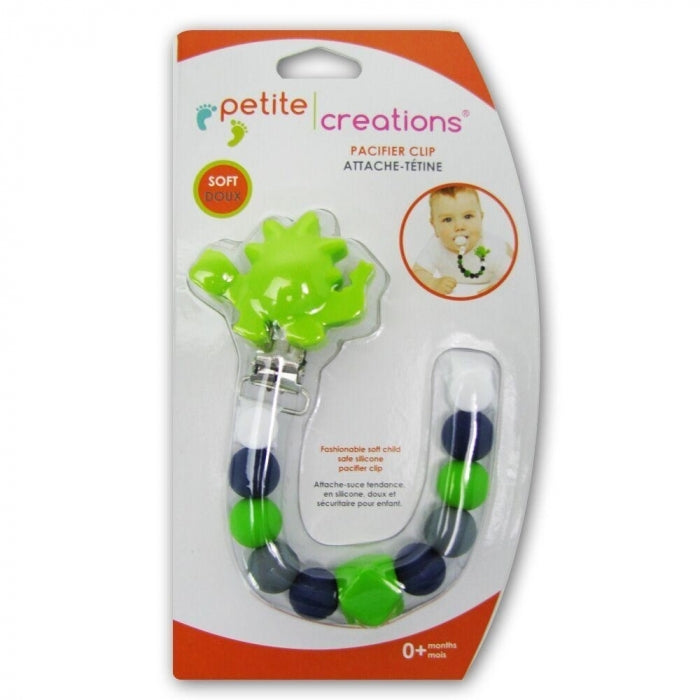 Petite Creations Silicone Pacificer Holder Dinosaur CP086