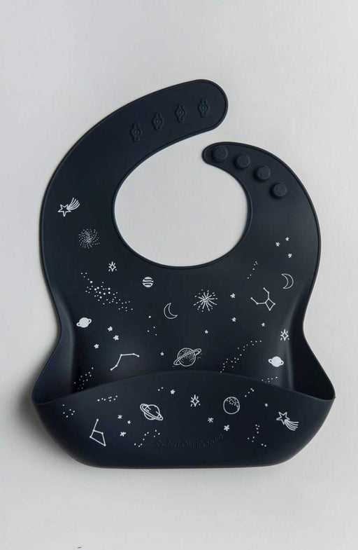 Loulou Lollipop Sillicone Bib - Space