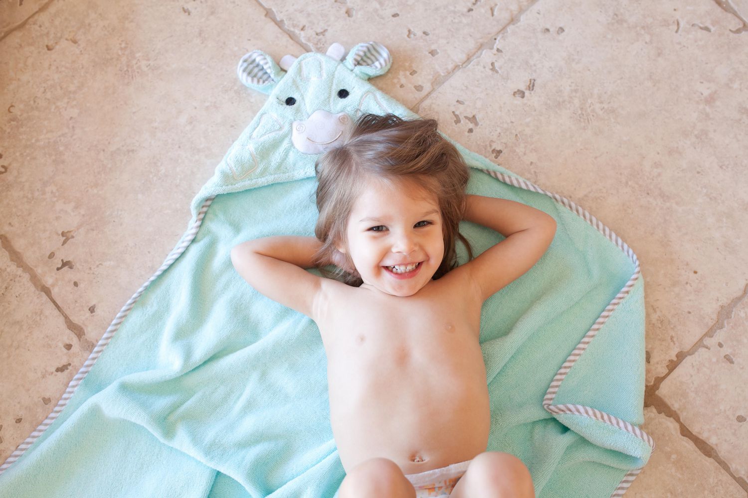 Zoocchini Baby Towel Jamie the Giraffe ZOO060