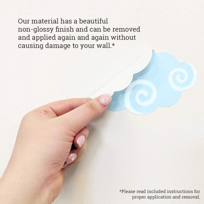 Oliver's Label Personalized Growth Chart Decals - Space Unicorn