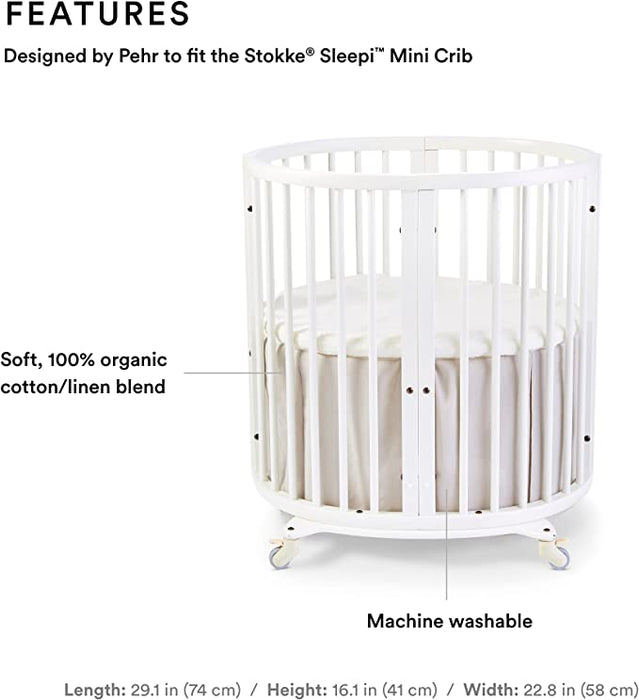 Stokke Sleepi MIni Bed V3 Skirt Pher - Grery