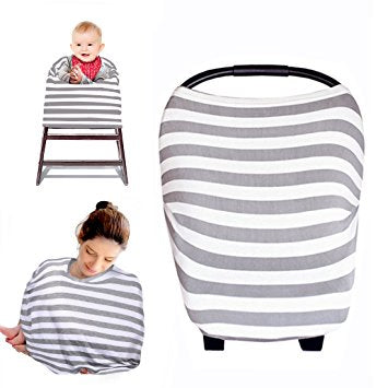 The Over.co Multi-use Baby Cover Hudson Stripe Over