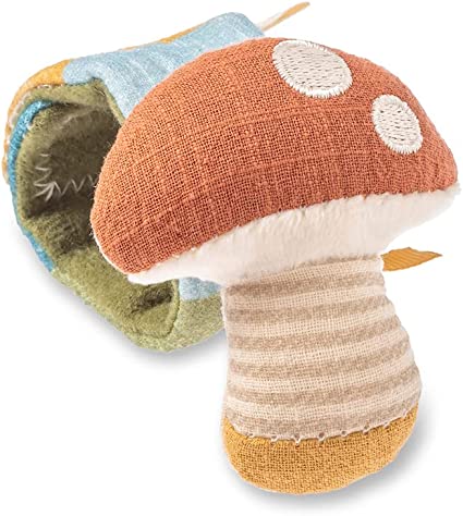 Itzy Bitzy Wearable Wrist Rattle - Mushroom