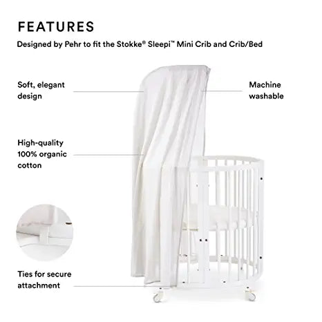 Stokke Sleepi V3 Canopy Pehr - Grey