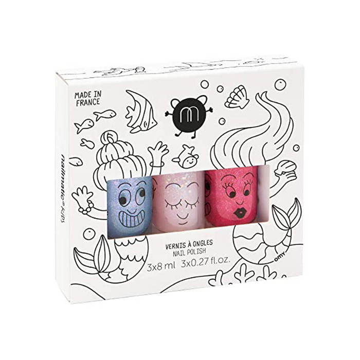 Nailmatic Kids Nail Polish 3pc 302 Mermaid