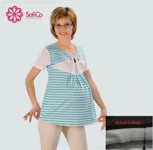 Sofi Co Striped Top - Black/White